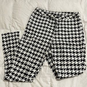 Misguided houndstooth skinny jeans